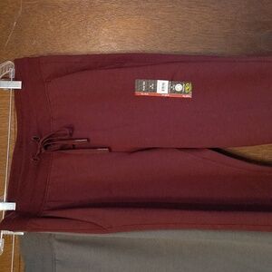 Athletic Works Men's Burgundy Joggers